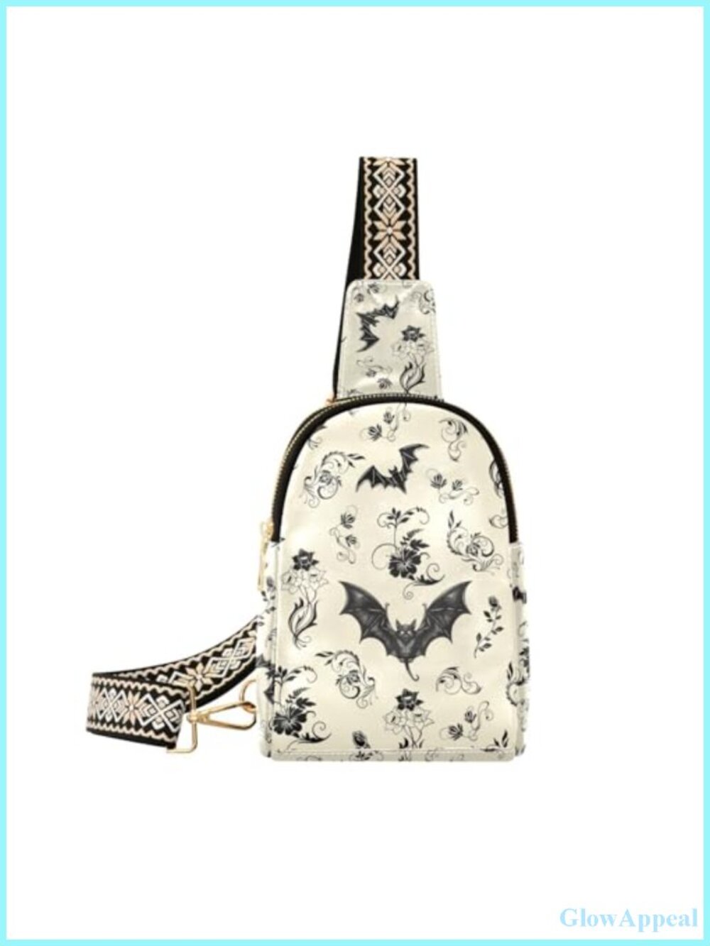 PU Leather Crossbody Sling Bag Women Small Chest Bag Waterproof